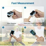 Choicemmed Pulse Oximeter Ez Read Dependable New Condition, Authentic. Fixed Price $11.99.