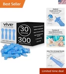 Easy- For Diabetes Blood Sugar Extraction Testing, 30 Gauge Single Use Dispos.... Fixed Price $22.31.