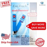 Easy Touch Blood Cholesterol Test (10 Strips) Exp 07/2026 Ship From Usa. Fixed Price $47.99.