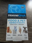 Homedna Food & Pet Sensitivity Analysis + Report Kit. Simple Cheek Swab. New. Fixed Price $15.88.