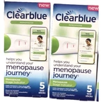 2 Pack - Clearblue Menopause Stage Indicator, 5 Ct Each (10 Total). Fixed Price $17.99.