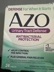 Azo Urinary Tract Defense 24 Tablets Exp 08/26. Fixed Price $11.90.