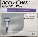 Roche Accu-chek Safe-t-pro Plus Adjustable Sterile Xs Pt/inr Lancets 50/PACK. Fixed Price $44.99.