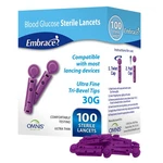 Embrace Lancet For Lancing Device 30 Gauge Box(s) 100 /box. Fixed Price $13.77.