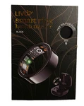Livup Lu-smtrng Smart Ring, Health Tracker. Sleep, Steps, Heart (black) Size: 9. Fixed Price $34.99.