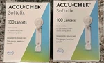 Roche Accu-chek Softclix Lancets 100 Count Box = 200 Total. Fixed Price $11.20.