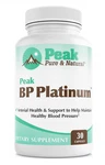 Peak Bp Platinum Pure Natural Dietary Supplement 30 Capsules. Fixed Price $42.49.