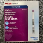 Cvs Health Ketone Test Strips Urinalysis 100 Count New Box Exp. 2025/12/17. Fixed Price $8.99.