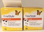 Freestyle Lite Blood Glucose Test Strips (2) Boxes Of 100 Exp 9/30/2026+. Fixed Price $56.99.