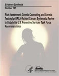 Risk Assessment, Genetic Counseling, And Testing For Brca-related Can.... Fixed Price $38.98.