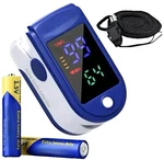 Finger Pulse Oximeter Larger Display Blood Oxygen Monitor With Navy Blue. Fixed Price $11.65.