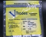 Mettler Electronics V-trodes Self-adhering Electrodes 2" Square 4PK New Reusable. Fixed Price $9.40.