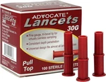 Advocate Sterile Pull-top Lancets For Diabetes 100 Count (pack Of 1), Red. Fixed Price $14.10.