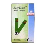Easy Touch Blood Glucose Test Strips 25 Stripes Free Postage. Fixed Price $40.90.
