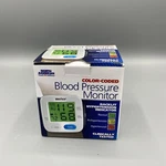North American Health Wellness: Color-coded Blood Pressure Monitor, New. Fixed Price $14.97.