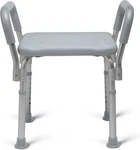 Medline Knockdown Backless Shower Chair With Arms Slip-resistant Feet Adjustable. Fixed Price $34.99.