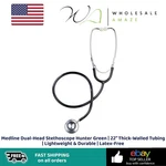 Medline Dual-head Stethoscope MDS926207 Hunter Green 22" Thick-walled Tubing. Fixed Price $29.99.