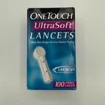 One Touch Lancets Life Scan 100 Sterile Sealed Box (A9-19). Fixed Price $10.00.