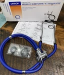 Omron Sprague Rappaport Blue Stethoscope Original Box 416-22-DB Euc. Fixed Price $18.00.