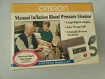 Omron Manual Blood Pressure Monitor Model: HEM-412C. Fixed Price $12.99.