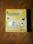 Freestyle Blood Glucose Test Strips - Pack Of 50 Exp 1/31/2026. Fixed Price $22.99.