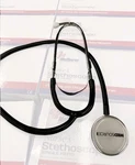 Medsource Labs Single Head Stethoscope, Black (1 Each). Fixed Price $14.99.