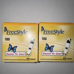 - Freestyle Blood Glucose Test Strips Box Of 100 Exp Date 12/31/2025 Abbott. Fixed Price $60.49.