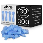 Vive Precision Easy-twist Lancets For Diabetes Blood Sugar Small, Blue. Fixed Price $12.69.
