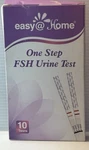 Easy Home One Step Fsh Urine Kit Ten 10 Tests Box. Fixed Price $5.00.