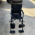 Medline Excel Steel Transport CHAIR.MDS808200B 250LBS. Black. Fixed Price $100.00.