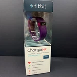 Fitbit Charge Hr FB405PML Wireless Activity Wristband Plum Purple Size Small. Fixed Price $49.98.