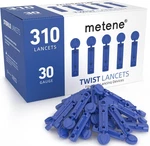 Metene Twist Top Lancets For Lancing Devices, 310 Count, 30 Gauge. Fixed Price $13.08.