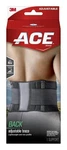 Back Brace 207744, One Size Adjustable, Black, New. Fixed Price $21.99.