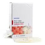 Mckesson Perry Latex Surgical Gloves Sterile - Cream Size 6. Fixed Price $46.83.