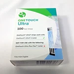 One Touch Ultra Test Strips 100 Exp. 10/31/2026. Fixed Price $44.99.