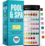 Jnw 7-IN-1 Pool Strips, 100 Quick & Accurate For Water, Sp. Fixed Price $13.92.