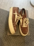 Rick Owen Drkshdw Canvas Van Burgundy Size 43 W/ Box 100% Authentic. Fixed Price $399.99.