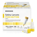 Mckesson Lancets For Diabetes Testing 100 Lancing Count, Yellow. Fixed Price $30.46.