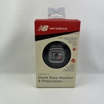 New Balance Hrt Fit Heart Rate Monitor & Pedometer - White/gray Open Box. Fixed Price $24.99.