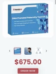 Paternitylab Dna Prenatal Testing Kit - Blue. Fixed Price $450.00.