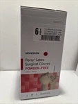 Mckesson Perry Latex Surgical Glove Standard Cuff Length Size 6.5 50 Box. Fixed Price $46.96.