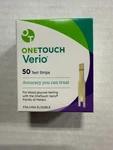 One Touch Verio Diabetic Blood Glucose Test Strips 50 Count New Exp. 6/2026+. Fixed Price $10.99.