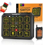 Auxbeam Race Switch Panel Gang Toggle Relay+remote Control Rgb 24/12V AC-1200. Fixed Price $339.99.