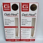 2 Pack Neo Opti-heal Wound Recovery Strips Silicone Scar Cut Abrasion Healing. Fixed Price $19.99.