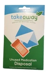 Medication Disposal Takeaway Unused Recovery System Usps Pre-paid. Fixed Price $11.99.