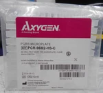 Axygen Microplate PCR-96M2-HS-C Well Half Skirt Clear Single Notch Pkg Of 10. Fixed Price $51.99.
