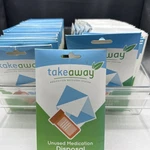 30 Take Away Med. Recovery System Unused Ned Disposal Prepaid Return Envelope. Fixed Price $34.99.