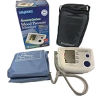 Lifesource Upper Arm Digital Blood Pressure Monitor And Cuff Model UA-767PVA. Fixed Price $22.98.