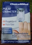 Choicemmed Pulse Oximeter Portable Fingertip Rate. New. Fixed Price $8.95.