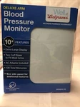 Walgreens Deluxe Arm Blood Pressure Monitor WGNBPA-740 10+ Features 2 Cuff Sizes. Fixed Price $22.00.